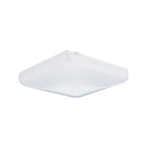 Fluorescent 12" Square Low Profile Cloud Fixture