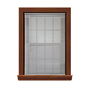 Cordless Vinyl 1" Mini-Blind White 47"W x 84"L