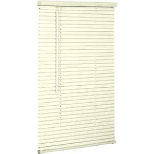 Vinyl 1" Cordless Alabaster  Mini-Blind 34X60