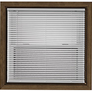 All-Metal 1" Cordless White Mini-Blind 70x48