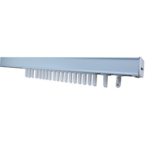 Vertical Headrail, 132" White Aluminum