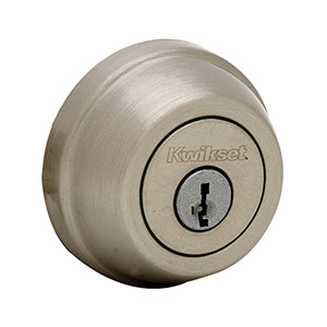 Kwikset SmartKey 780 Single Cylinder Deadbolt Satin Nickel