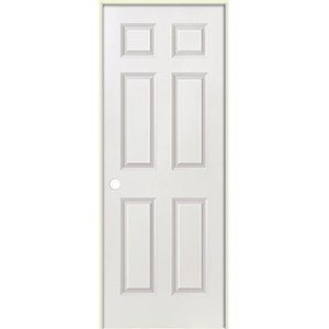 Interior Pre-Hung 6-Panel Door 36" x 80" Right Hand
